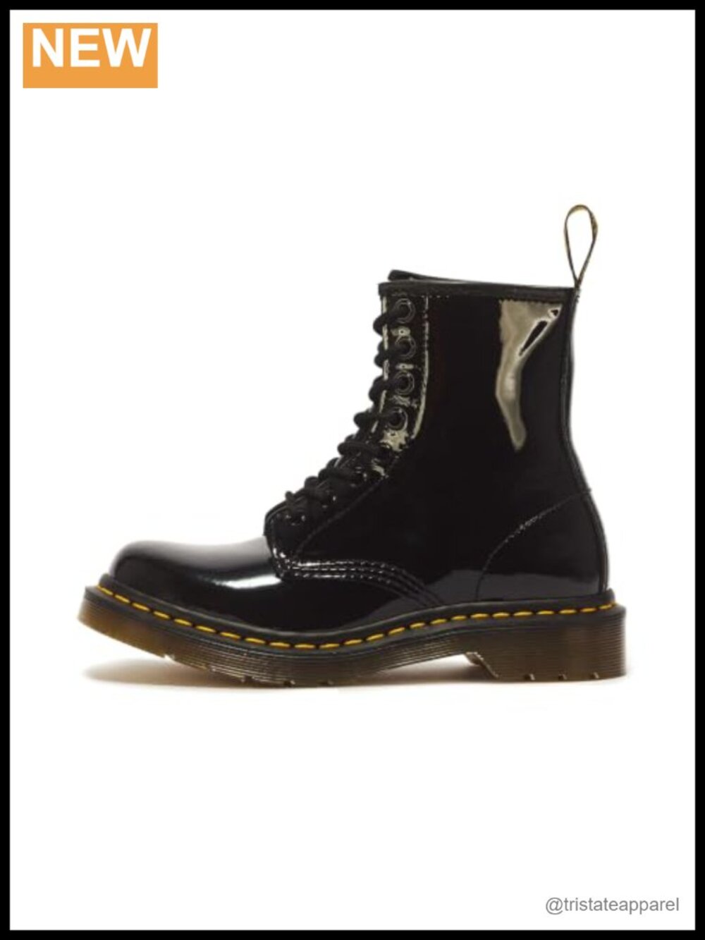 Dr. Martens 1460 W Patent Leather Combat Boots